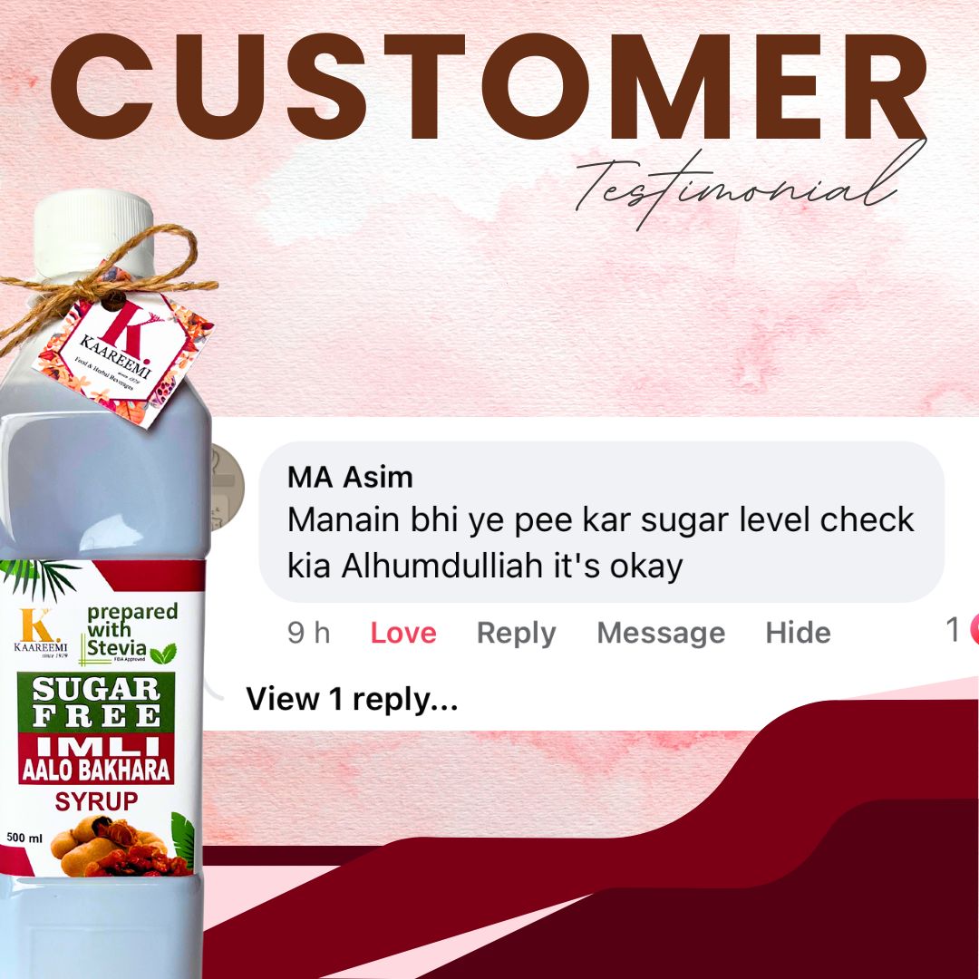Sugar Free Imlee Aalu Bakhara Syrup.  (Flat 14% Discount)