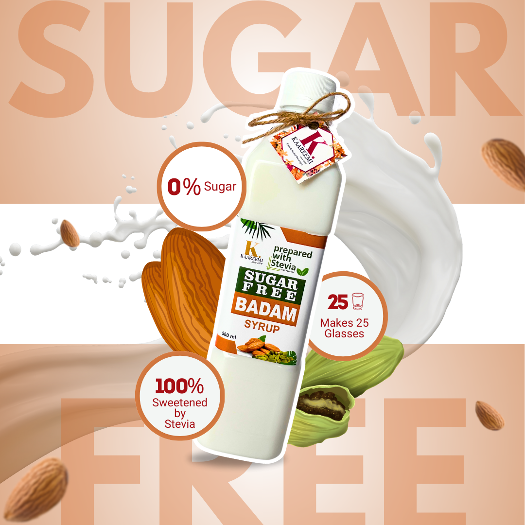 Sugar Free Badam Syrup.        ( Flat 14% Discount)