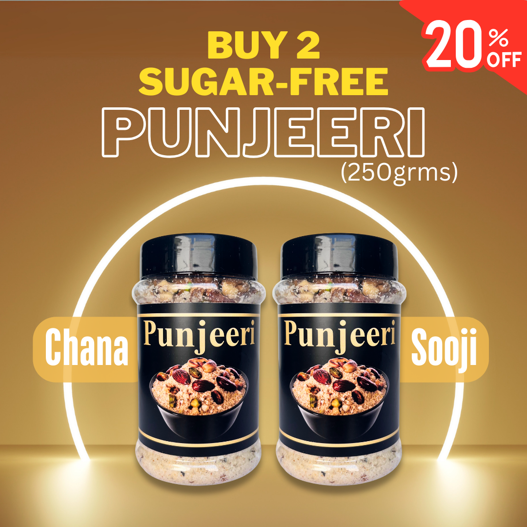 2 Punjeeri 500 gms (Sooji & Chana)