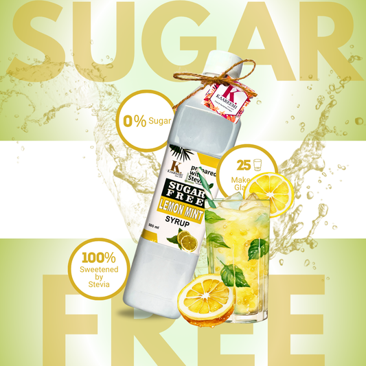 Sugar Free Lemon-Mint Syrup (Flat 14% Discount)