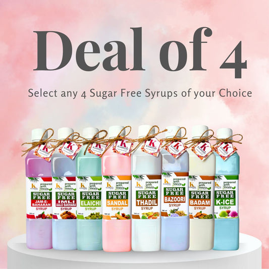 Blessed Eid Deal - Buy 4 Sugar Free Syrups, Get FREE Qehwa