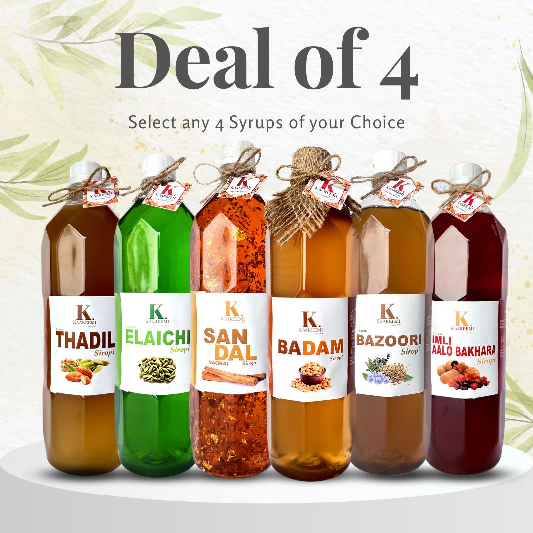 Deal of 4 (Save Rs. 1400)  Premium Herbal Syrup