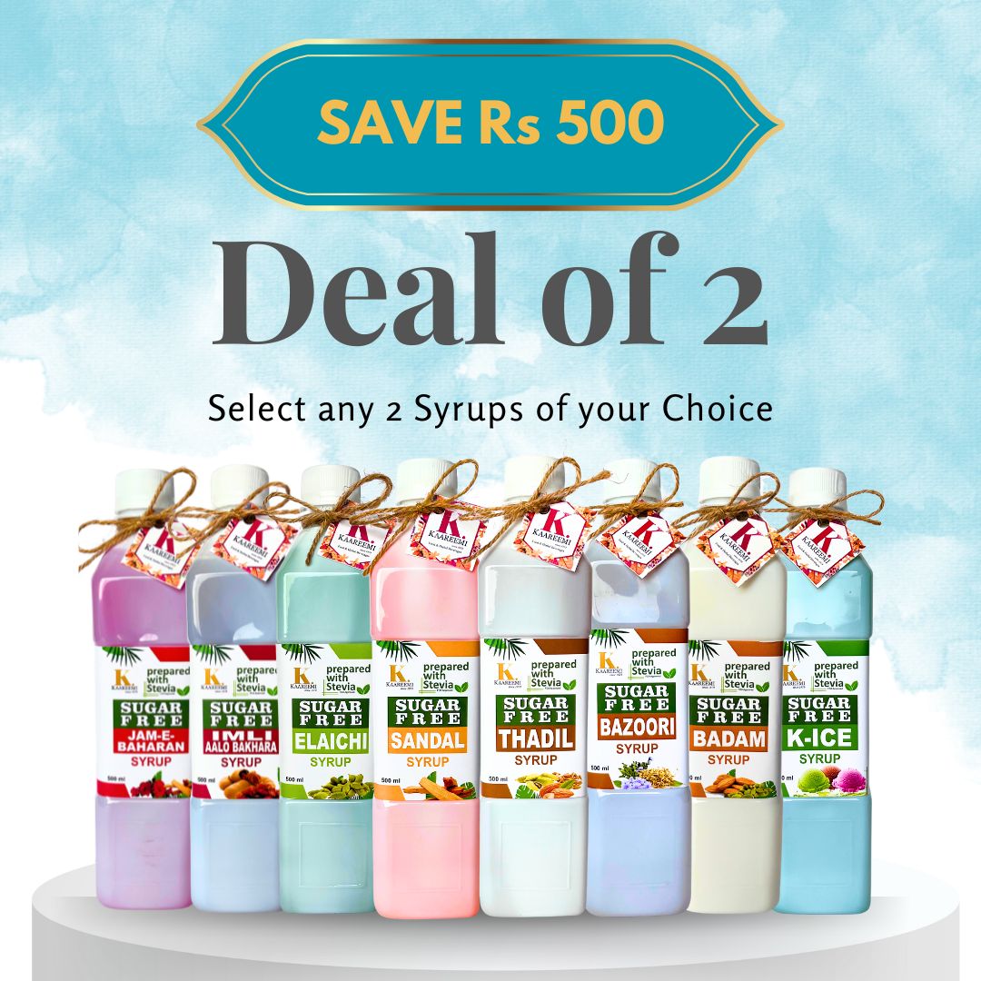 Buy 2 Sugar Free Syrups (Save Rs. 500)