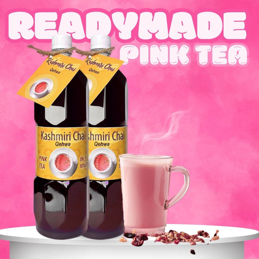 Qehwa - 2L (Save Rs. 200Rs)  Premium Kashmiri Pink Tea کشمیری پنک ٹی قہوہ