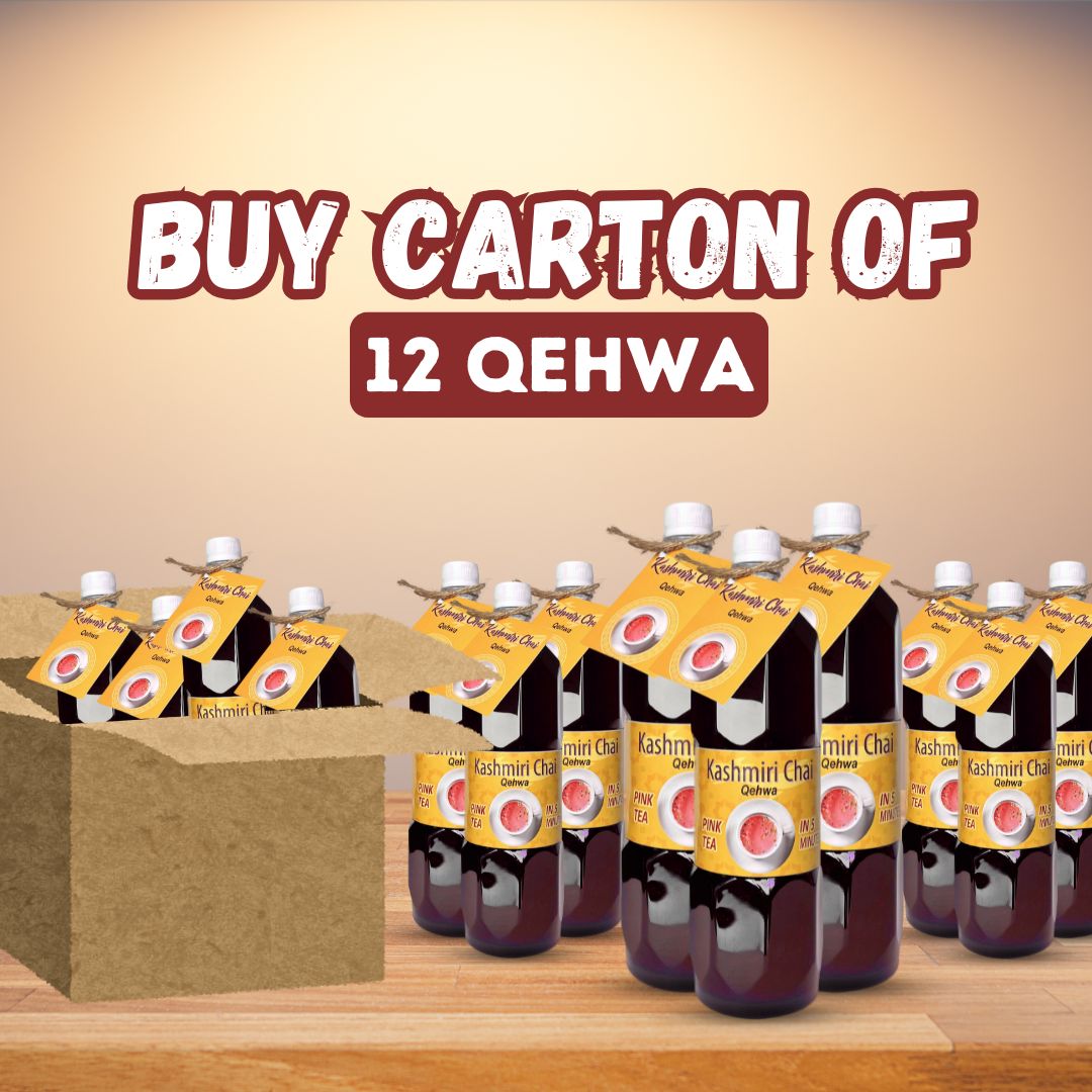 Joint Family Deal Kashmiri Tea Qehwa (12 pcs) Flat 12% discount