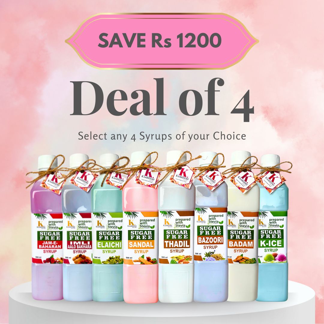 Buy 4 Sugar Free Syrups (Save Rs. 1200) to